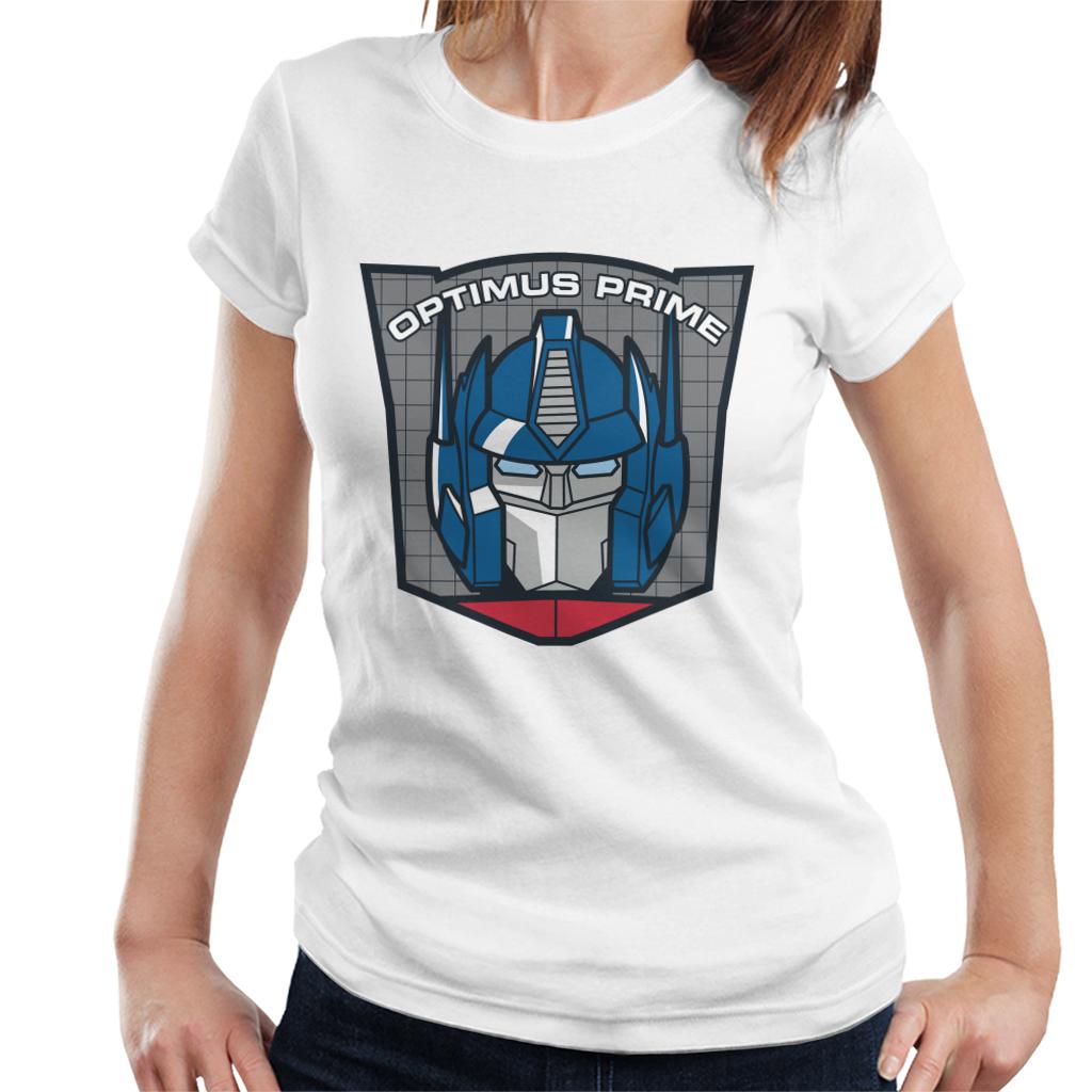 Transformers Optimus Prime Retro Face Badge Women's T-Shirt product image 4