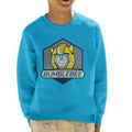 Transformers Bumblebee Retro Face Badge Kid's Sweatshirt product image 1