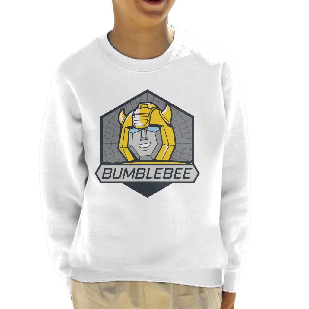 Transformers Bumblebee Retro Face Badge Kid's Sweatshirt product image 4