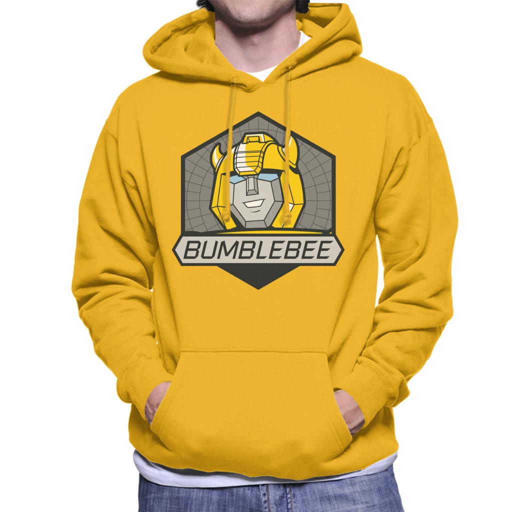 Transformers Bumblebee Retro Face Badge Men's Hooded product image 6