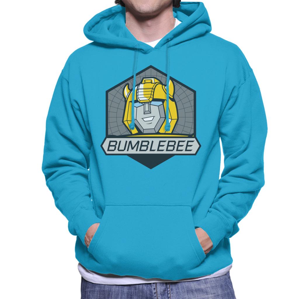Transformers Bumblebee Retro Face Badge Men's Hooded product image 4