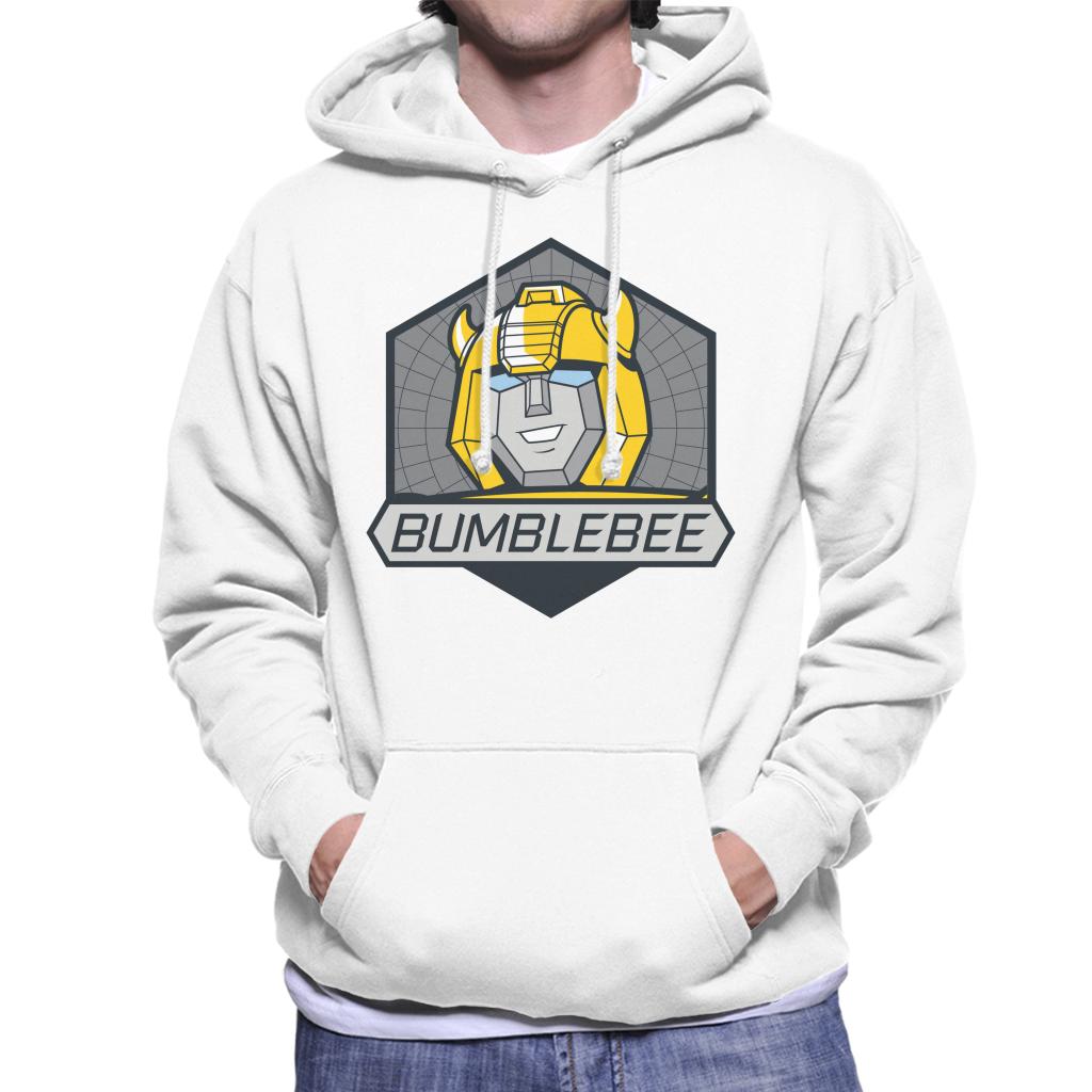 Transformers Bumblebee Retro Face Badge Men's Hooded product image 1