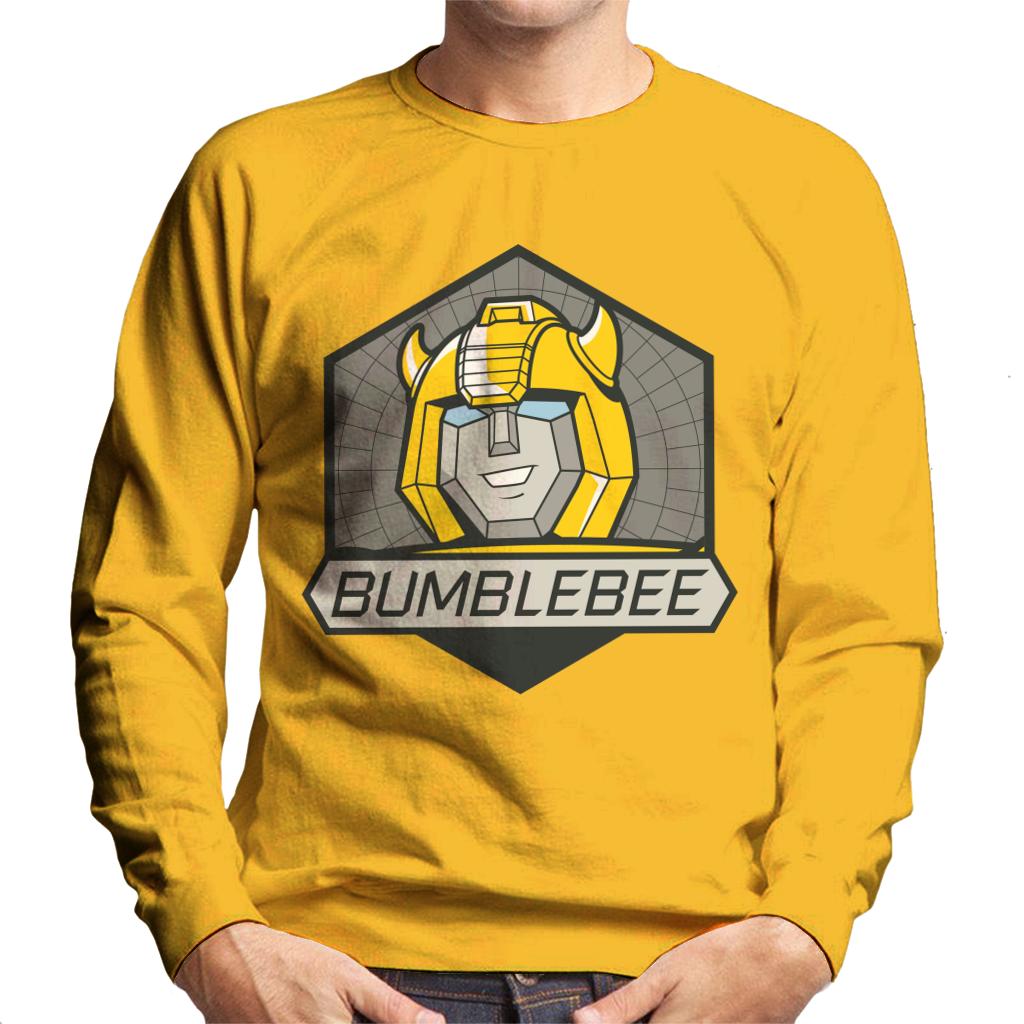 Transformers Bumblebee Retro Face Badge Men's Sweatshirt product image 6