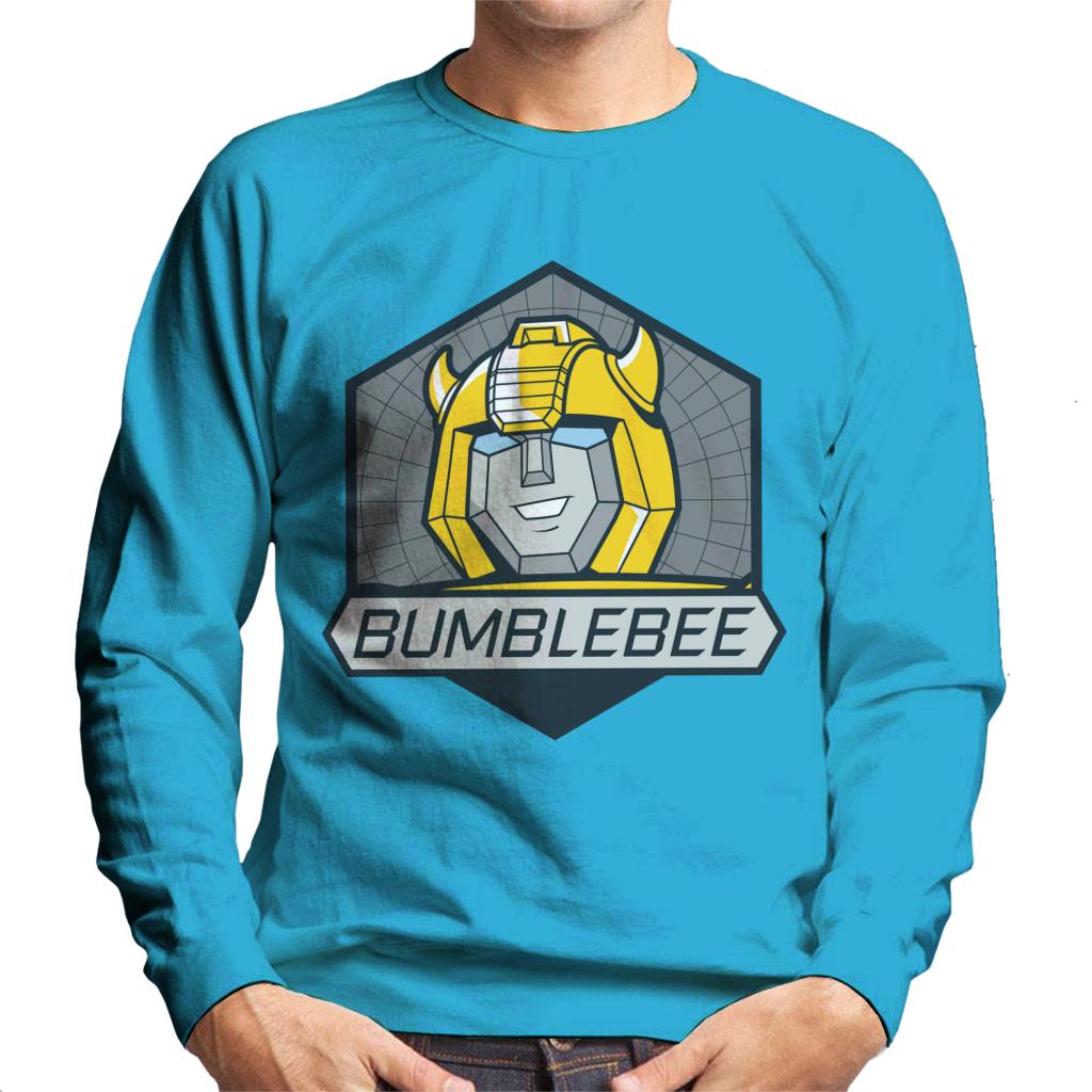 Transformers Bumblebee Retro Face Badge Men's Sweatshirt product image 4