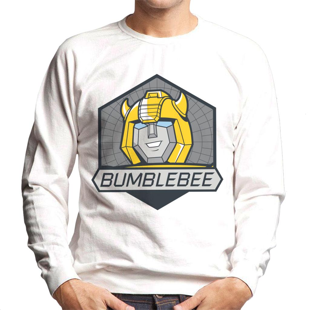 Transformers Bumblebee Retro Face Badge Men's Sweatshirt product image 1