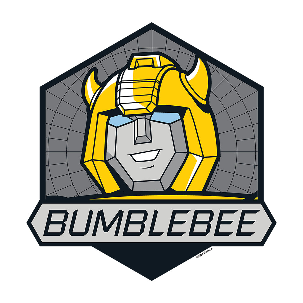 Transformers Bumblebee Retro Face Badge Men's T-Shirt product image 2