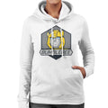 Transformers Bumblebee Retro Face Badge Women's Hooded product image 1