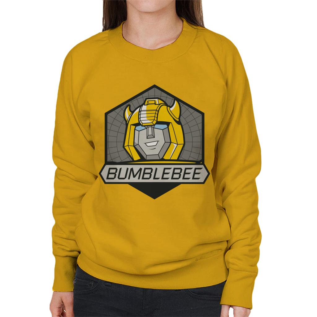 Transformers Bumblebee Retro Face Badge Women's Sweatshirt product image 6
