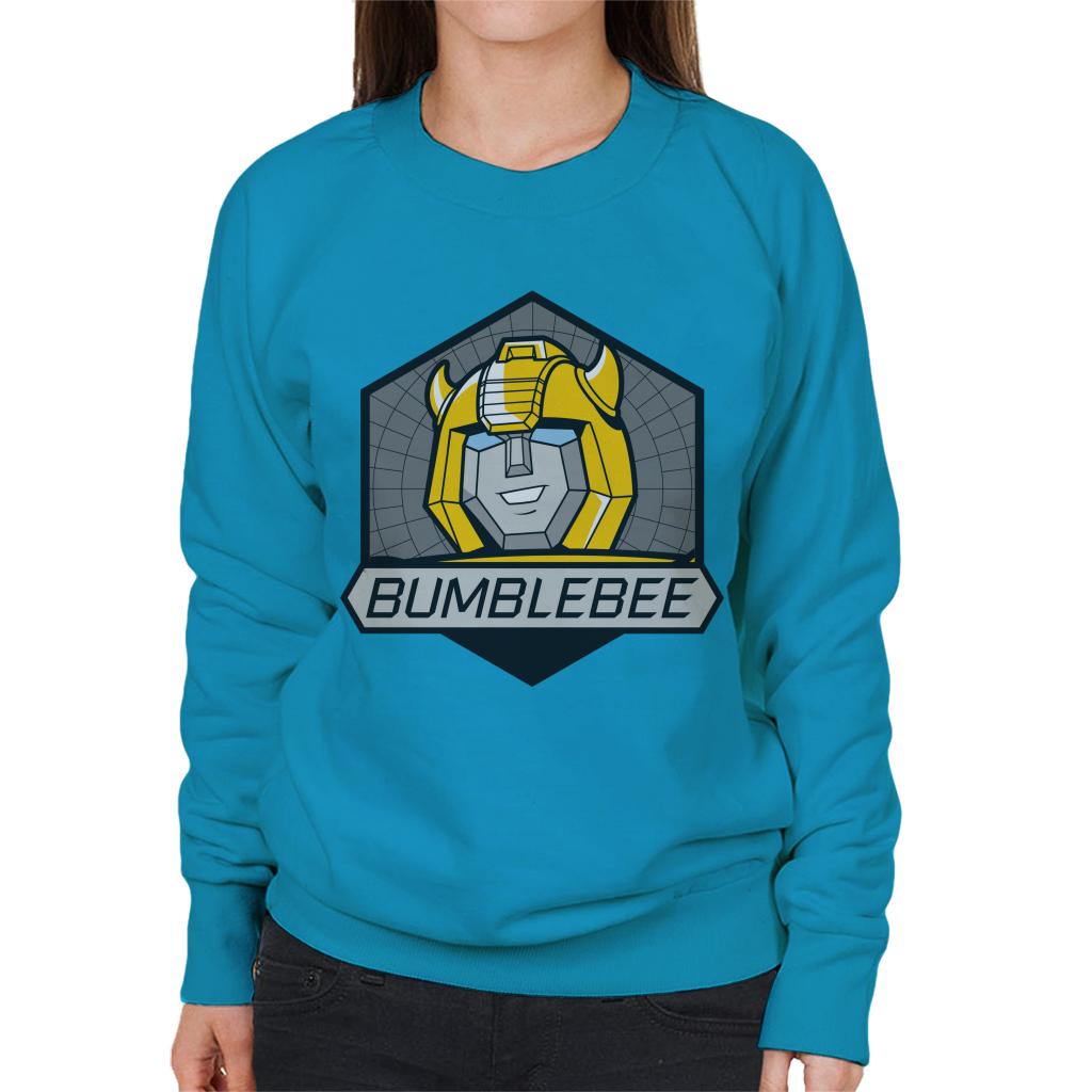 Transformers Bumblebee Retro Face Badge Women's Sweatshirt product image 4