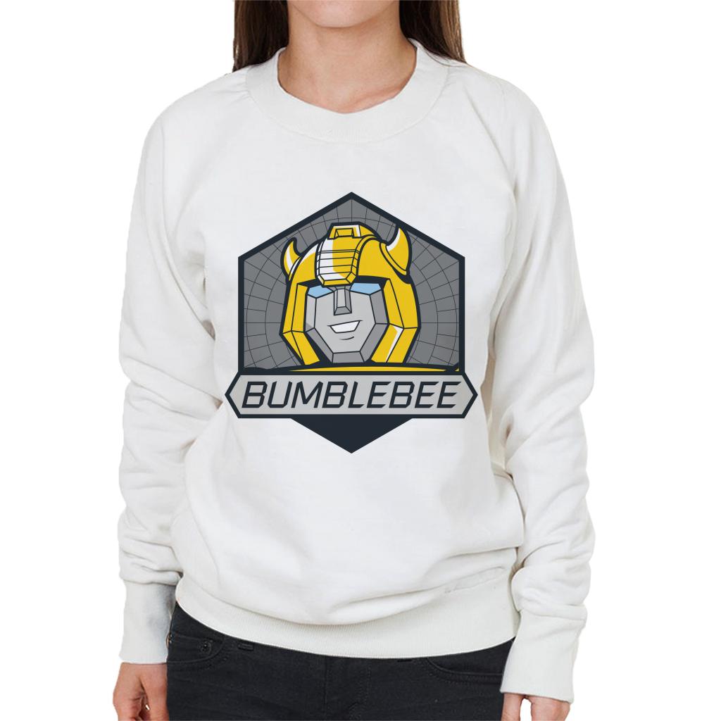Transformers Bumblebee Retro Face Badge Women's Sweatshirt product image 1