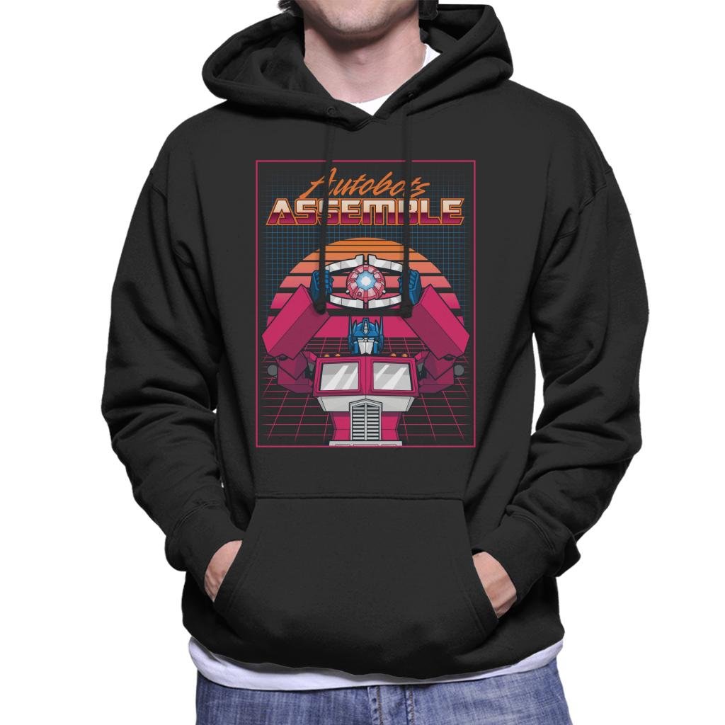 Transformers Autobots Assemble Retrowave Men's Hooded product image 1