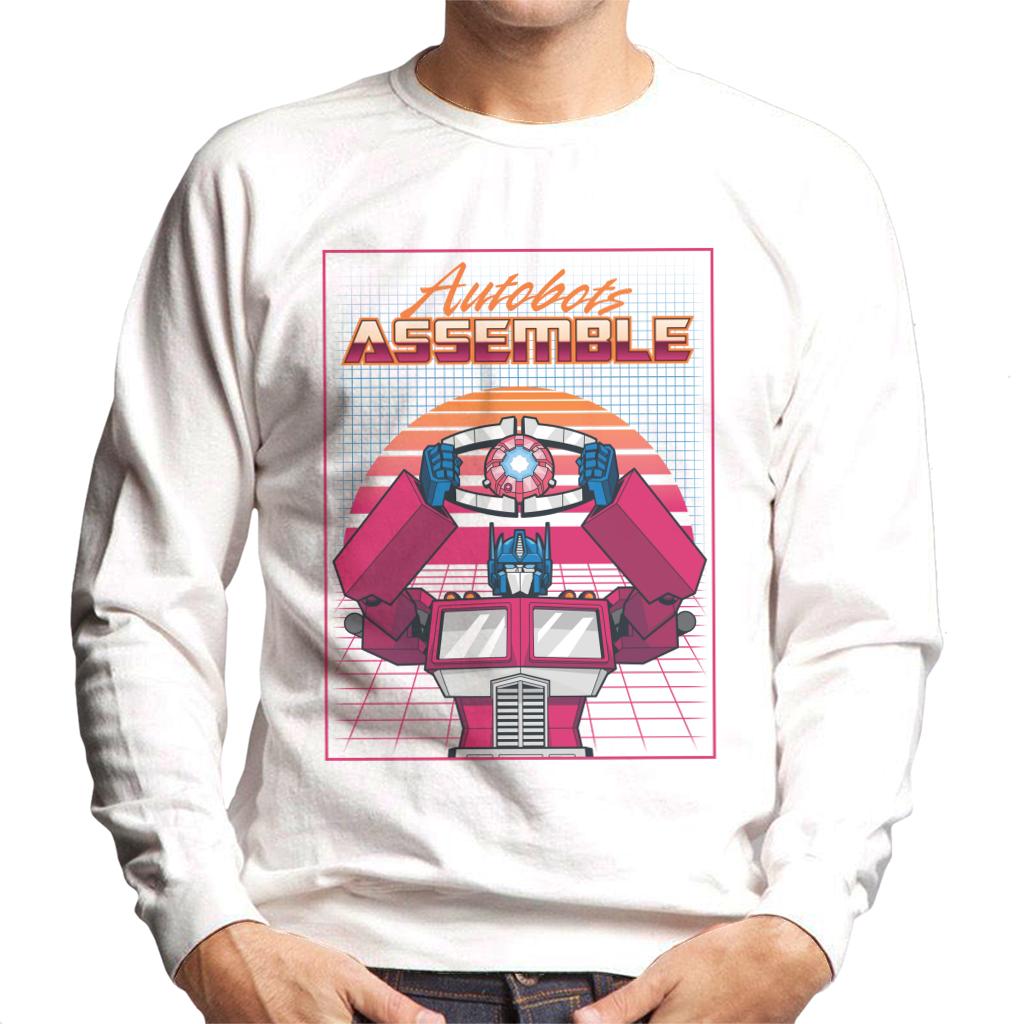 Transformers Autobots Assemble Retrowave Men's Sweatshirt product image 4