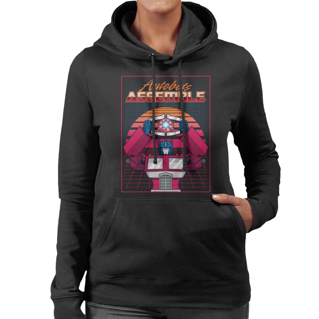 Transformers Autobots Assemble Retrowave Women's Hooded product image 1