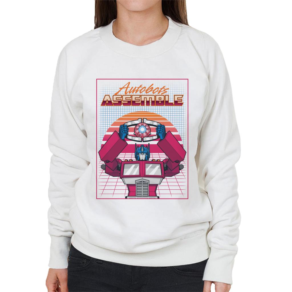 Transformers Autobots Assemble Retrowave Women's Sweatshirt product image 4