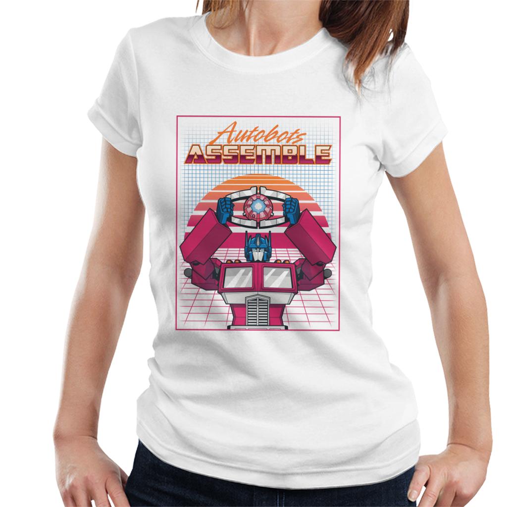 Transformers Autobots Assemble Retrowave Women's T-Shirt product image 4