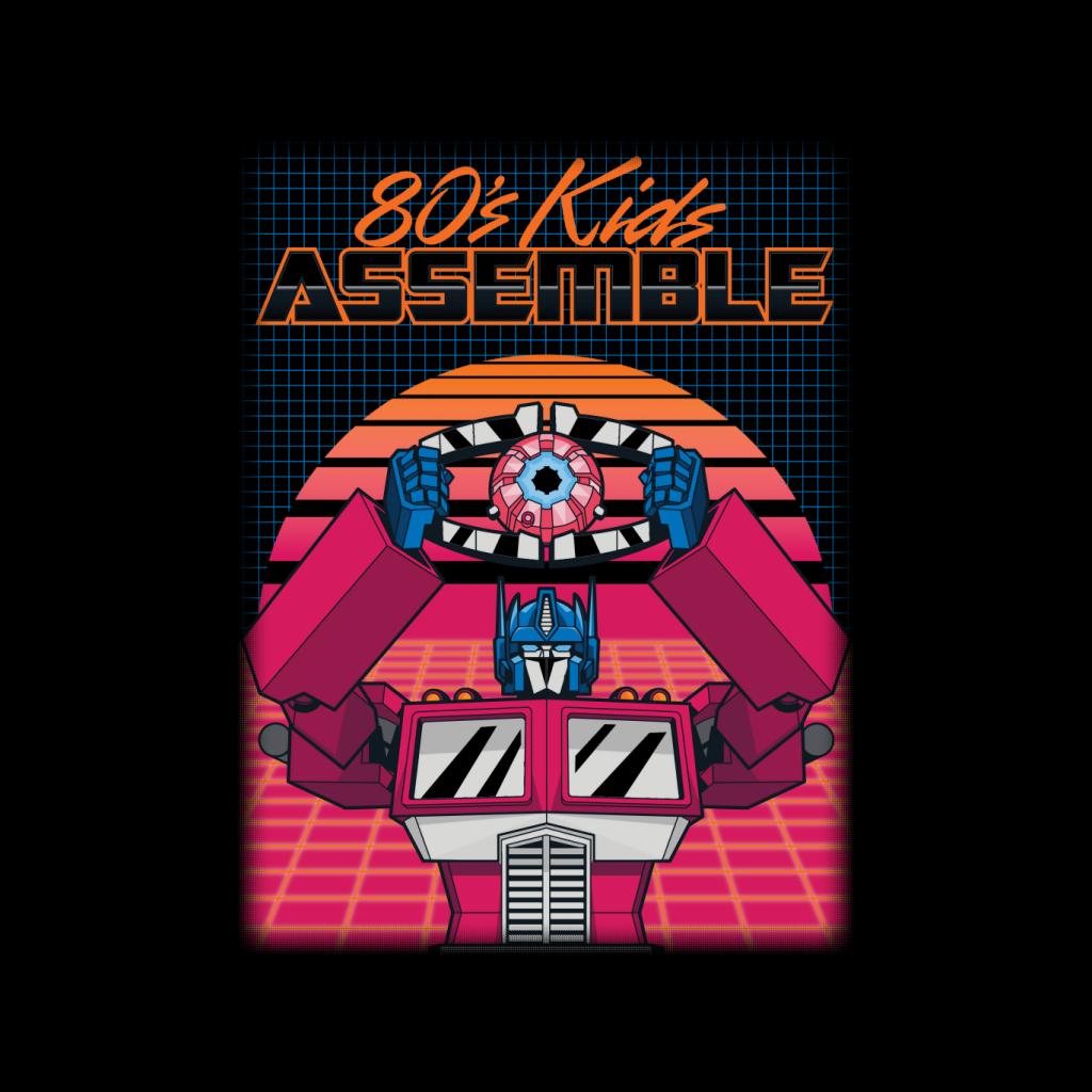 Transformers 80s Kids Assemble Retrowave Women's T-Shirt product image 2