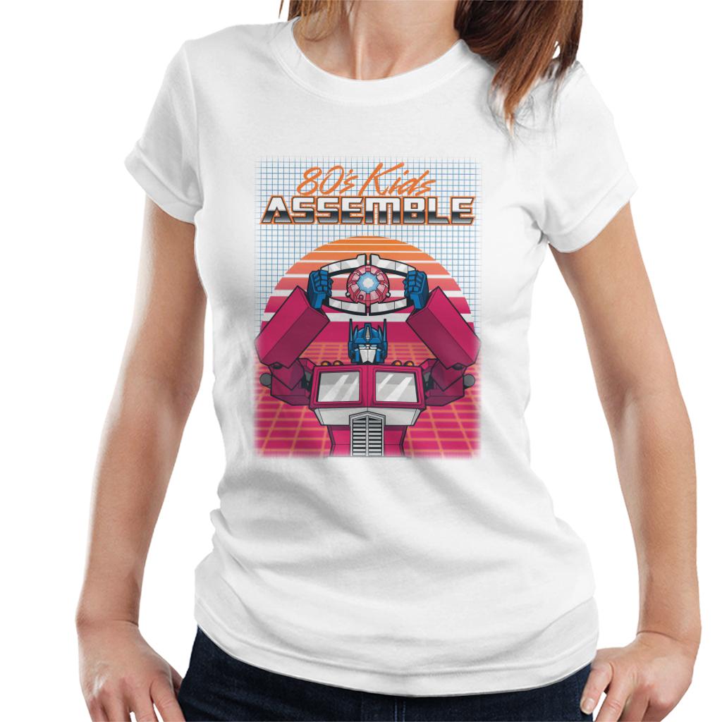 Transformers 80s Kids Assemble Retrowave Women's T-Shirt product image 4