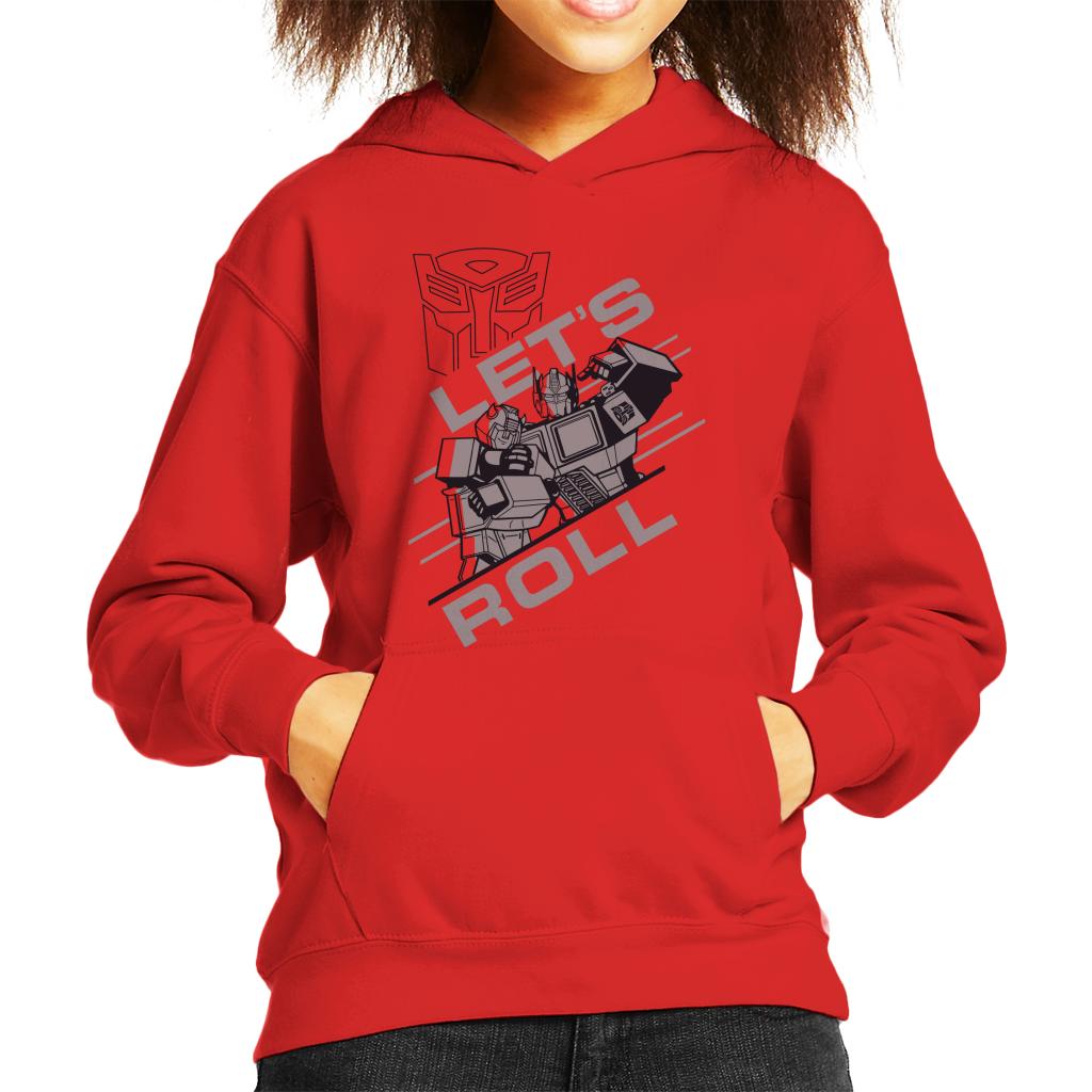 Transformers Lets Roll Kid's Hooded Sweatshirt product image 1