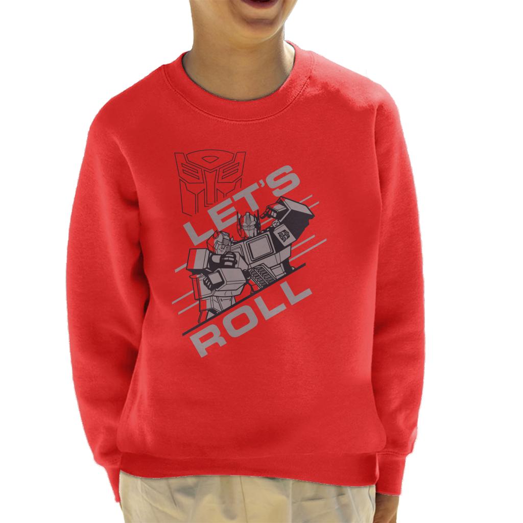 Transformers Lets Roll Kid's Sweatshirt product image 1