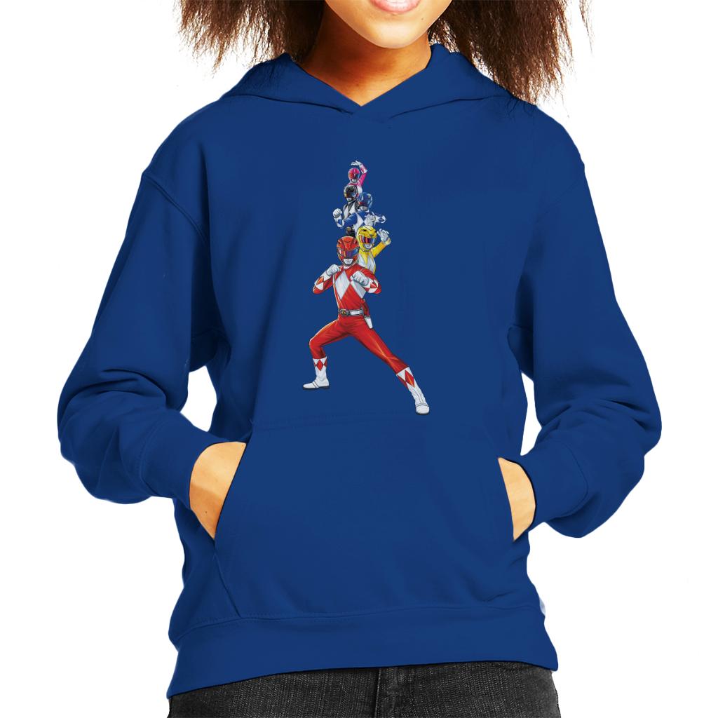 Power Rangers Action Line Up Kid's Hooded Sweatshirt product image 6