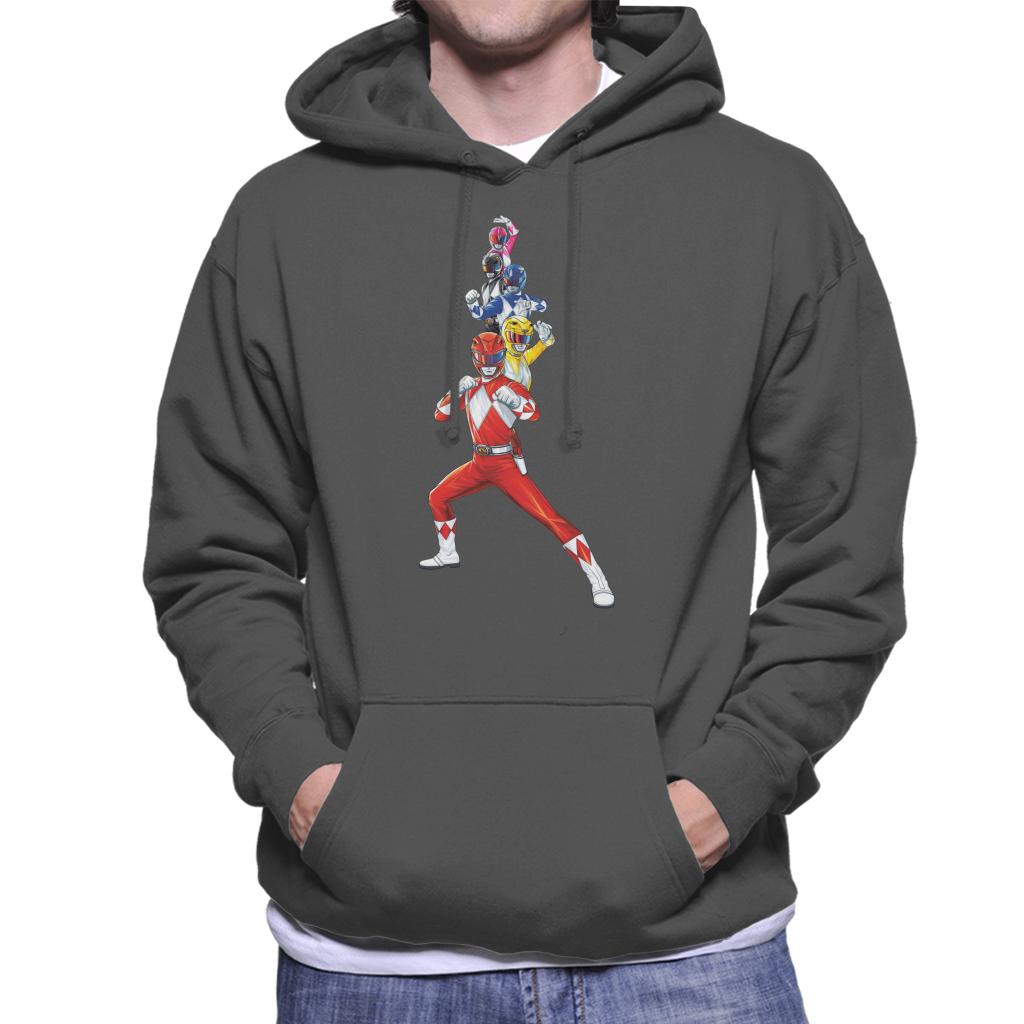 Power Rangers Action Line Up Men's Hooded Sweatshirt product image 4