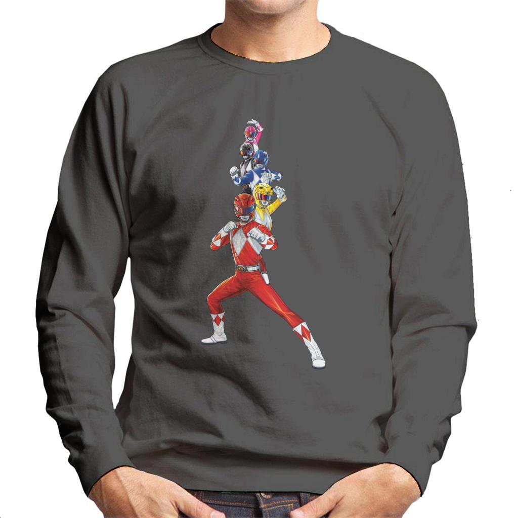 Power Rangers Action Line Up Men's Sweatshirt product image 4