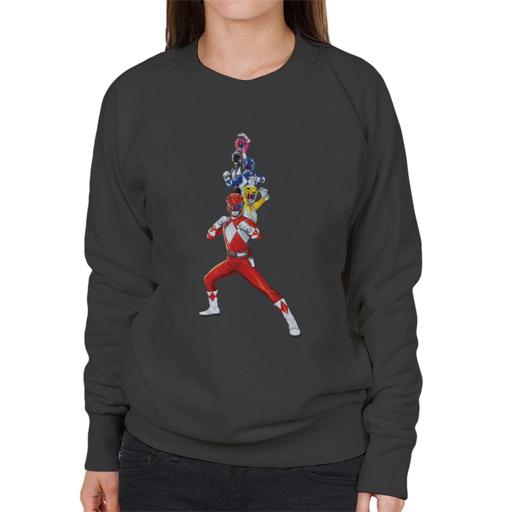 Power Rangers Action Line Up Women's Sweatshirt product image 4