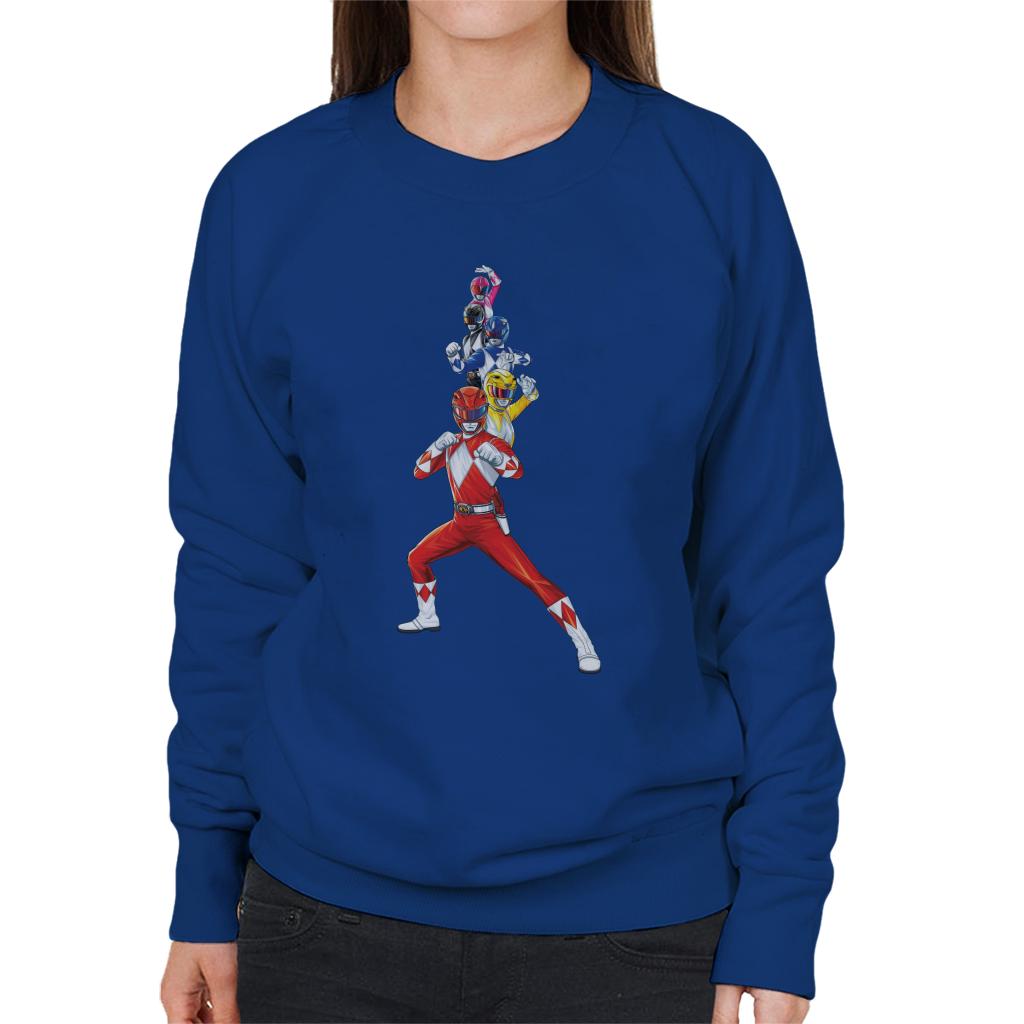 Power Rangers Action Line Up Women's Sweatshirt product image 6
