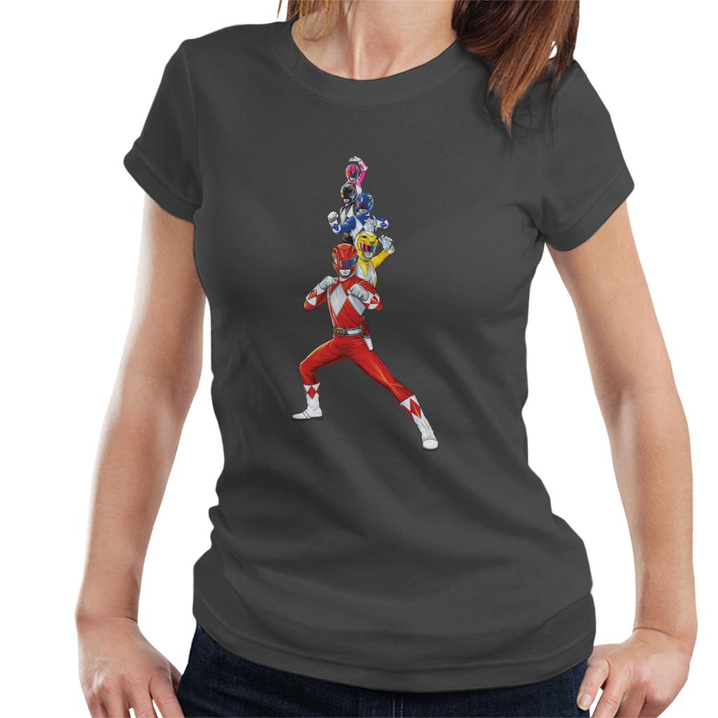 Power Rangers Action Line Up Women's T-Shirt product image 4