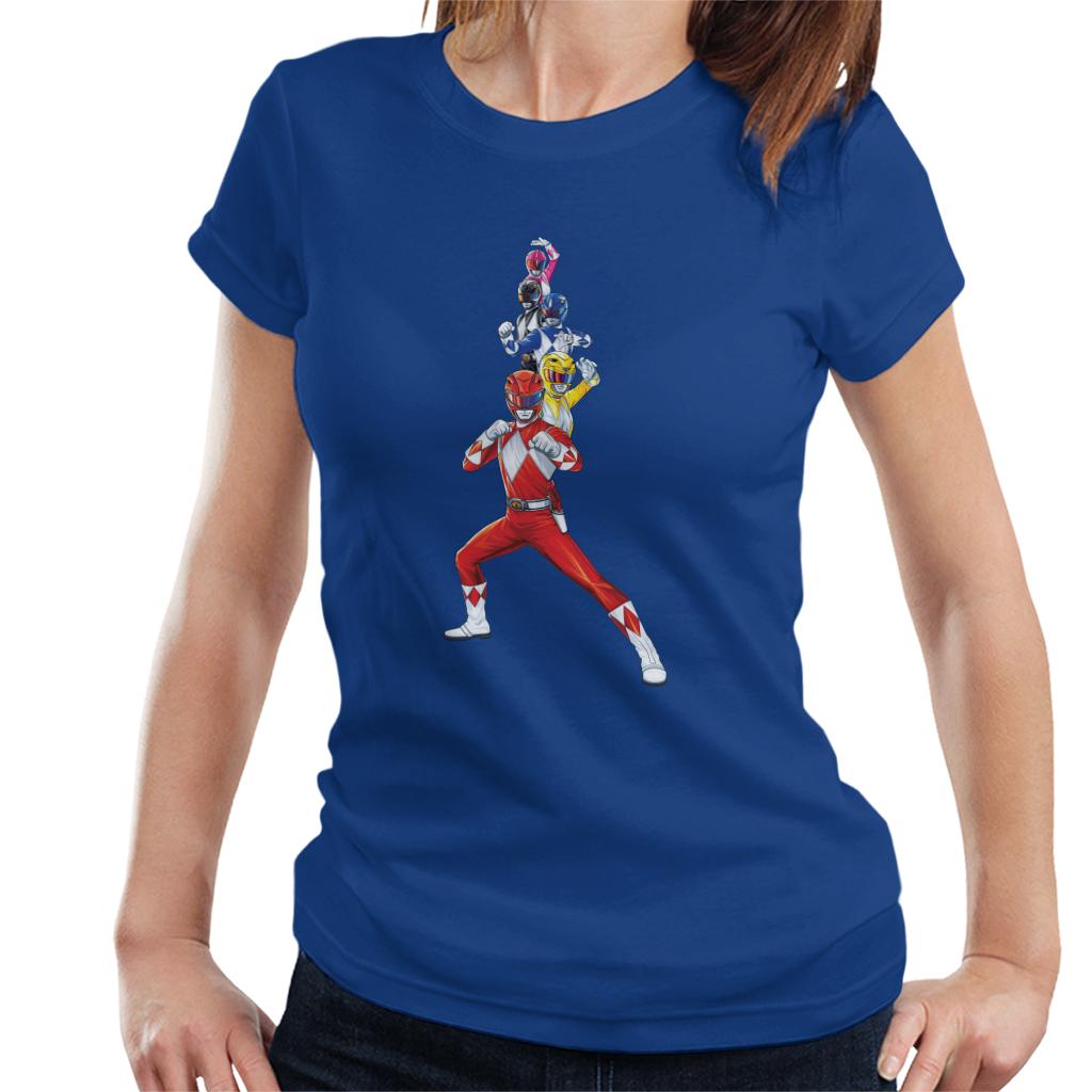 Power Rangers Action Line Up Women's T-Shirt product image 6