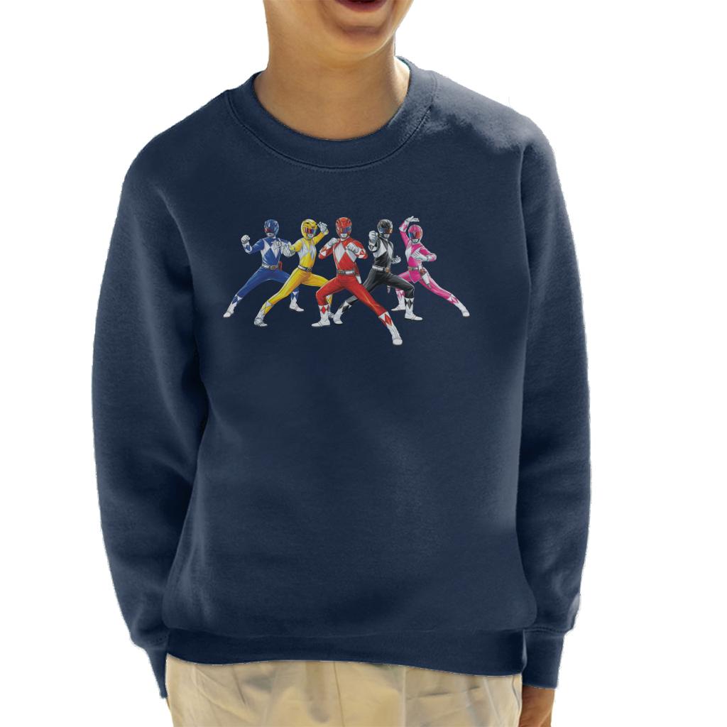 Power Rangers Fighting Pose Kid's Sweatshirt product image 4