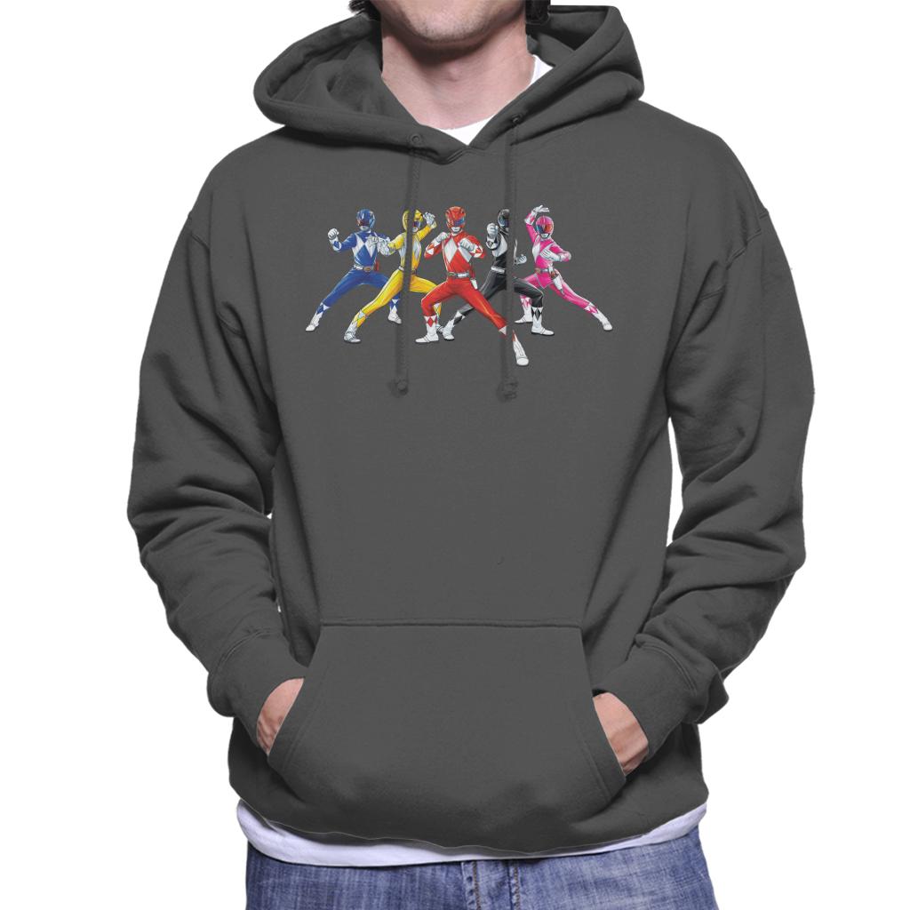 Power Rangers Fighting Pose Men's Hooded Sweatshirt product image 1