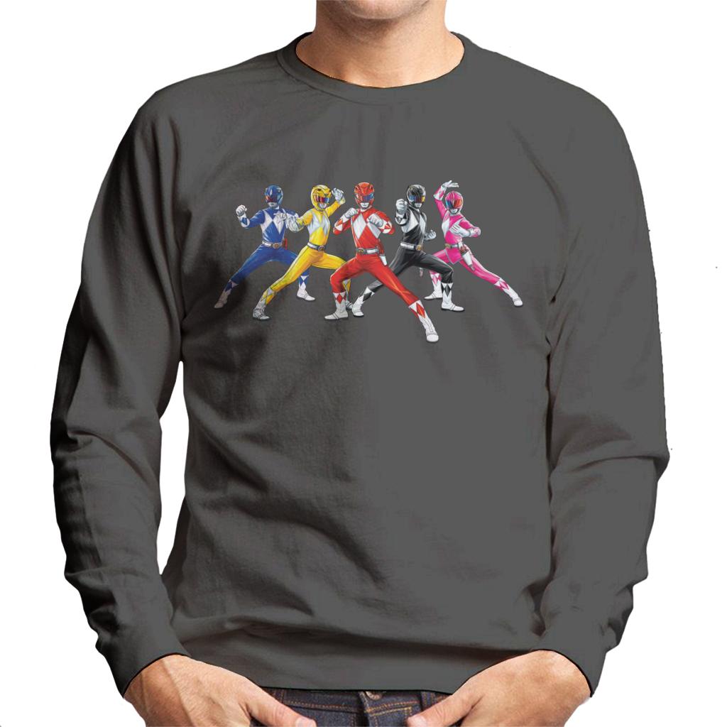 Power Rangers Fighting Pose Men's Sweatshirt product image 1