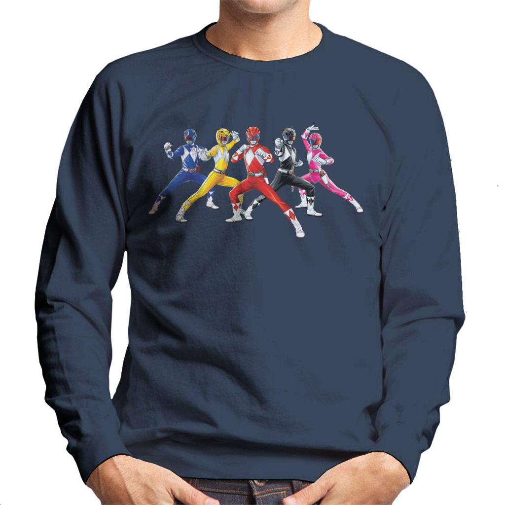 Power Rangers Fighting Pose Men's Sweatshirt product image 4