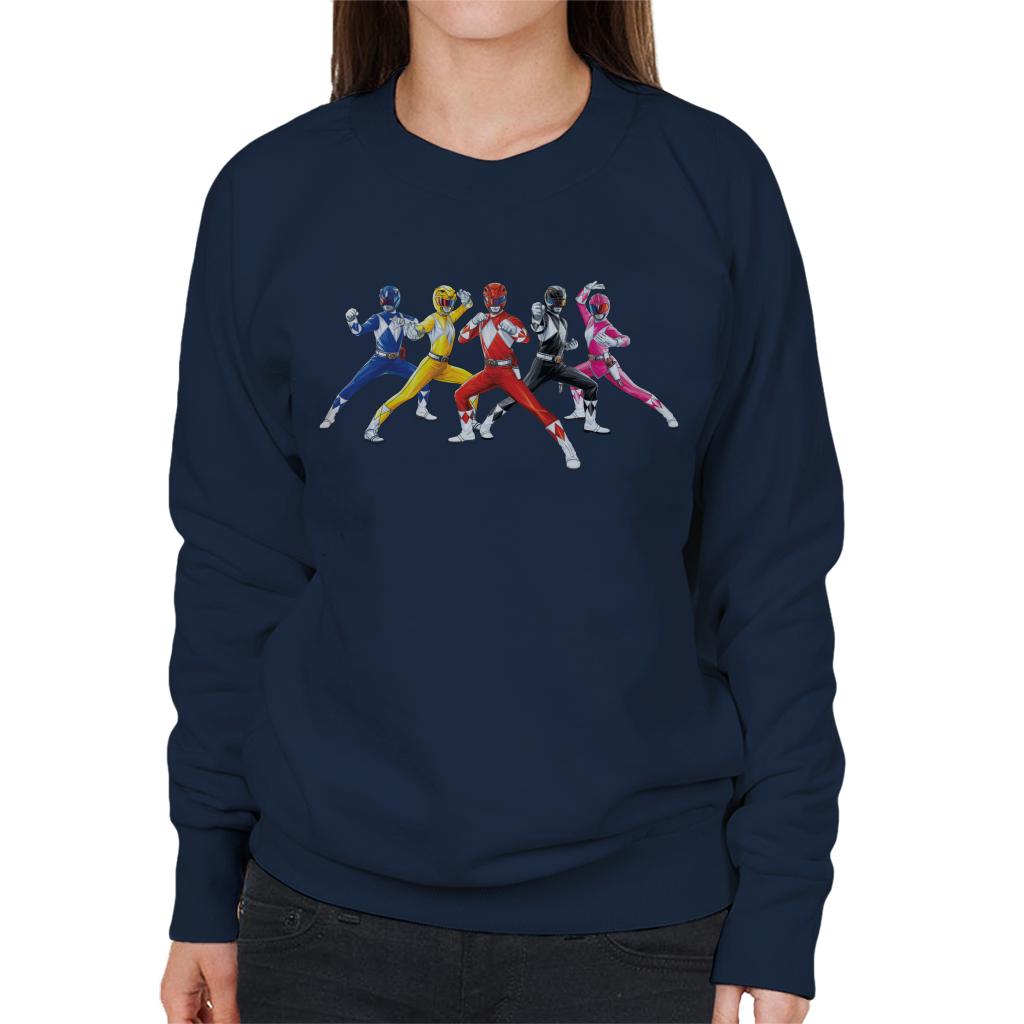 Power Rangers Fighting Pose Women's Sweatshirt product image 4