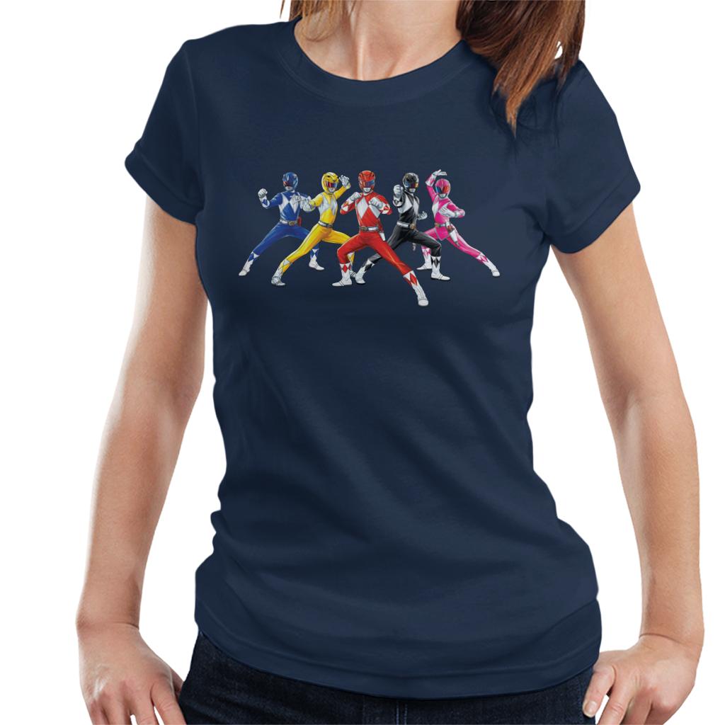 Power Rangers Fighting Pose Women's T-Shirt product image 4