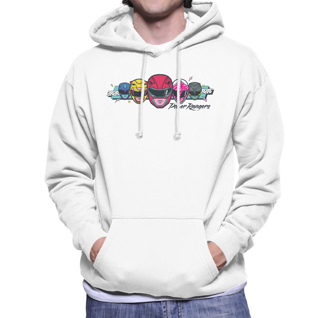 Power Rangers Retro 90s Heads Men's Hooded Sweatshirt product image 4