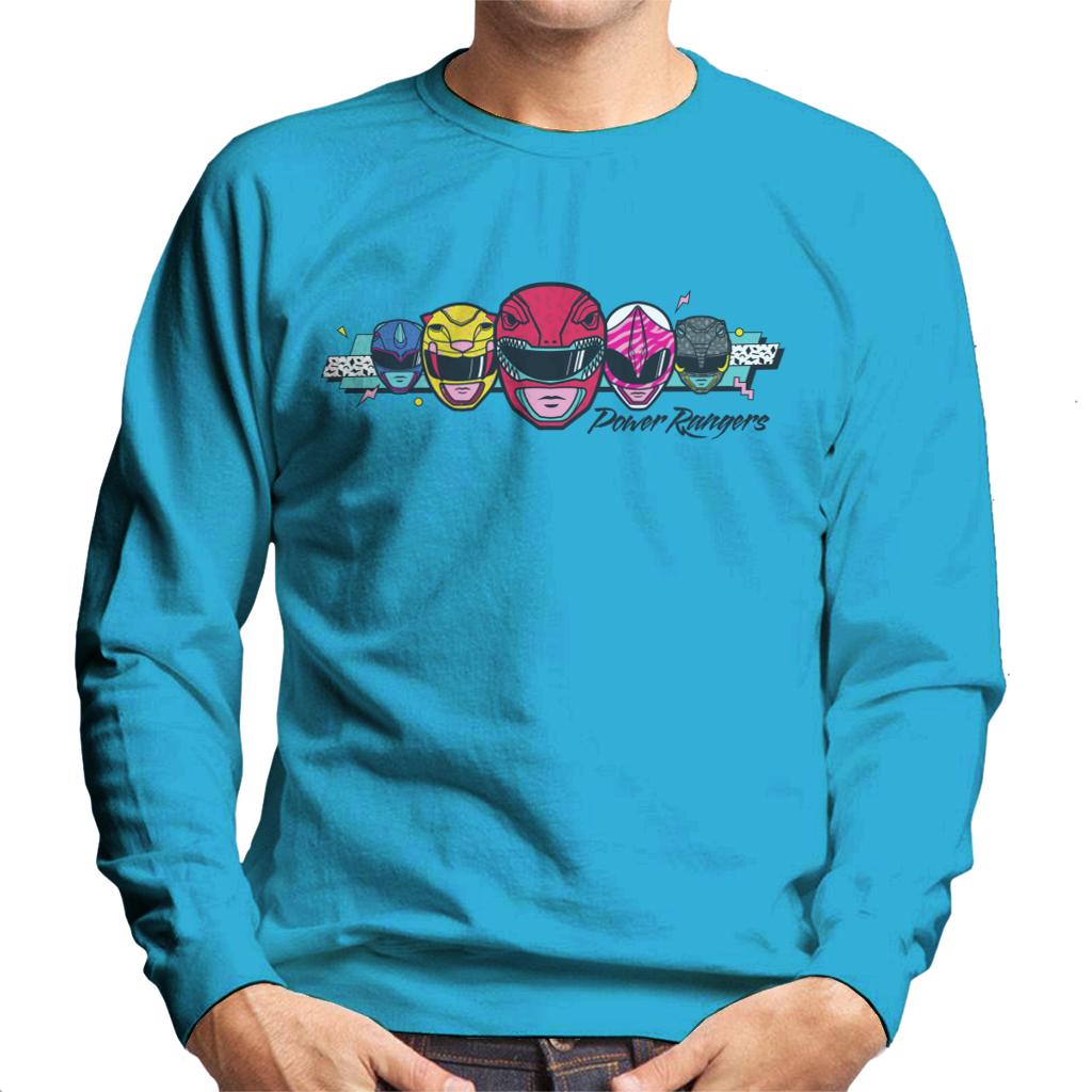 Power Rangers Retro 90s Heads Men's Sweatshirt product image 6