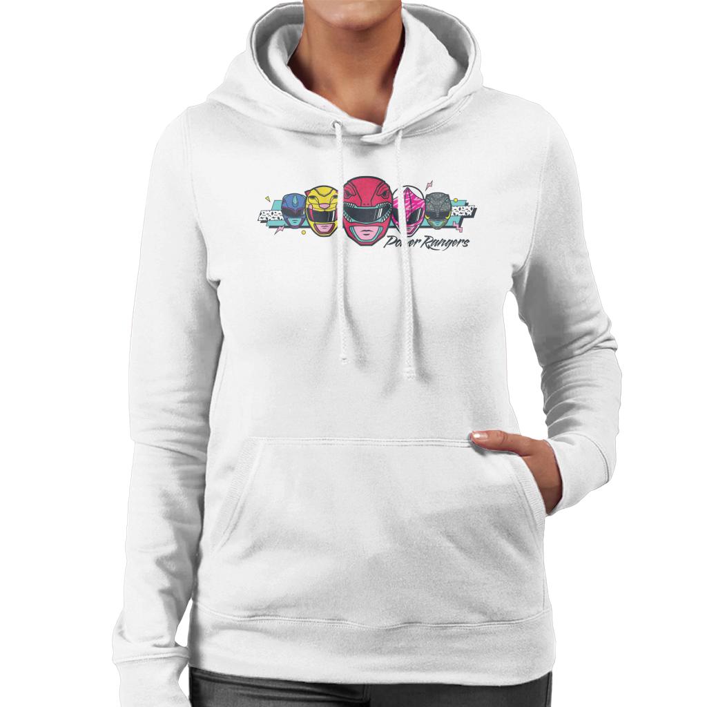 Power Rangers Retro 90s Heads Women's Hooded Sweatshirt product image 4