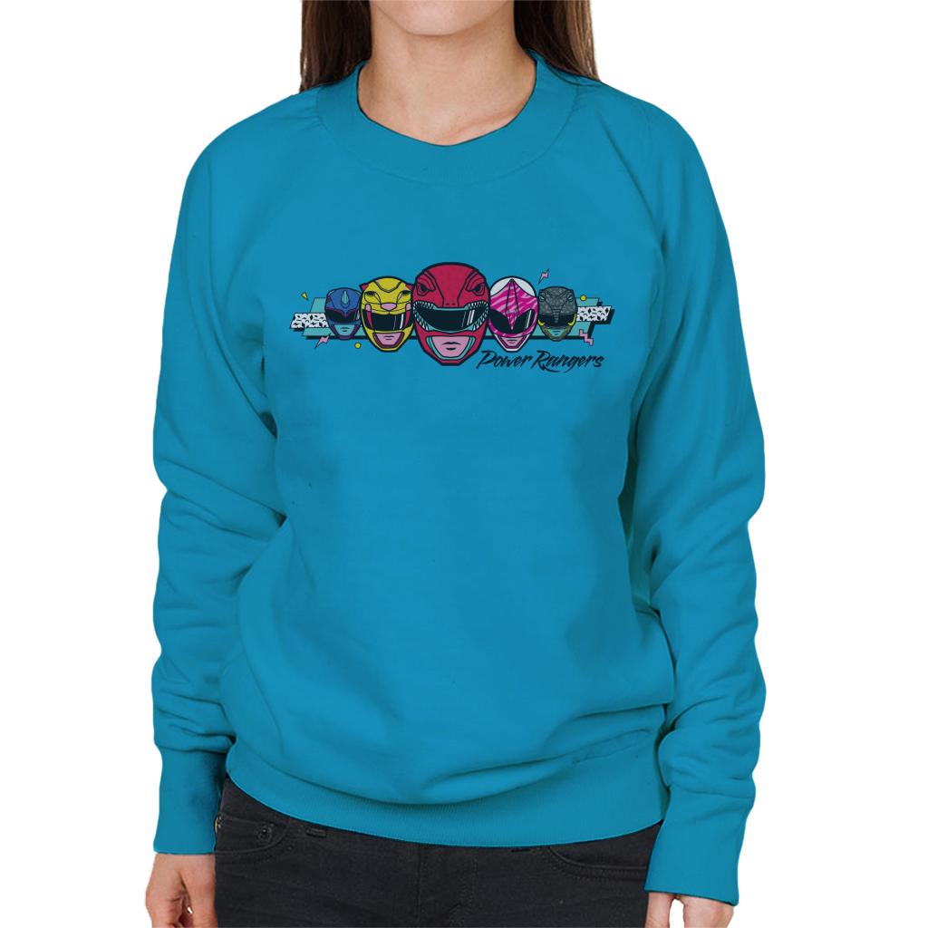 Power Rangers Retro 90s Heads Women's Sweatshirt product image 6