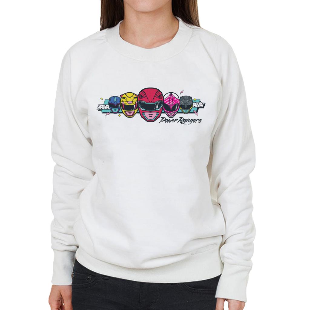 Power Rangers Retro 90s Heads Women's Sweatshirt product image 4