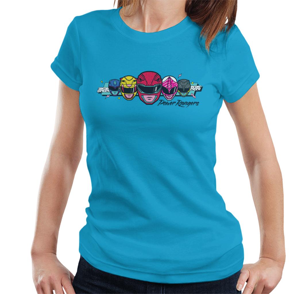 Power Rangers Retro 90s Heads Women's T-Shirt product image 6