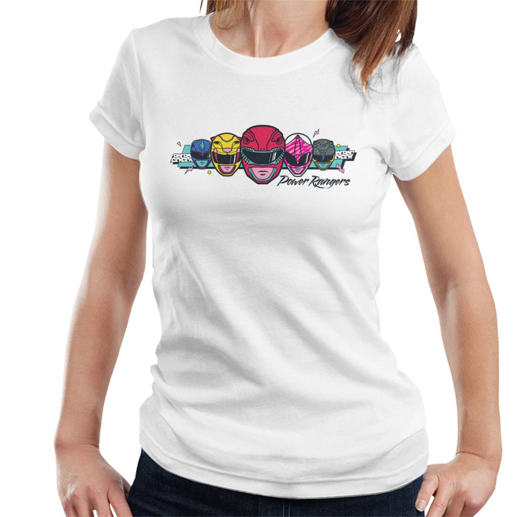 Power Rangers Retro 90s Heads Women's T-Shirt product image 4