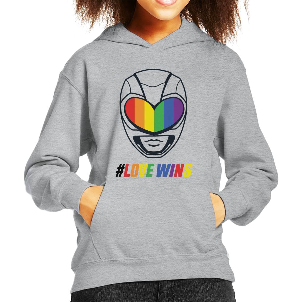 Power Rangers Love Wins Rainbow Visor Kid's Hooded product image 1