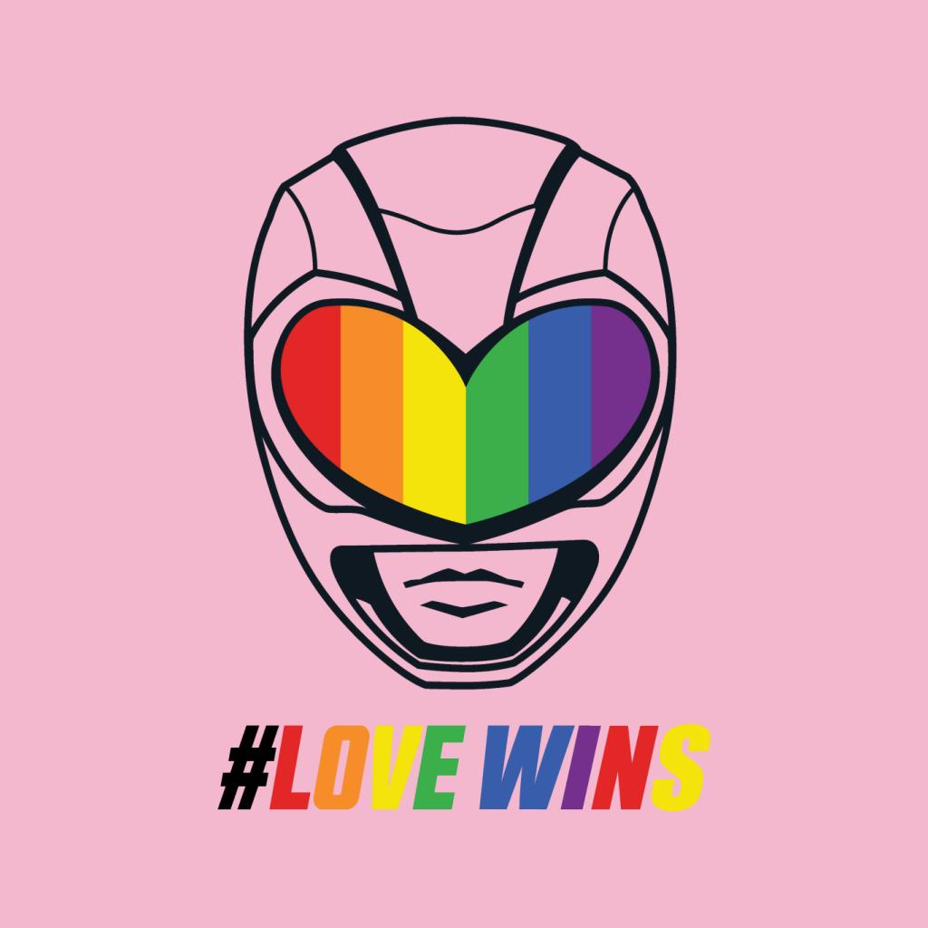 Power Rangers Love Wins Rainbow Visor Women's T-Shirt product image 7