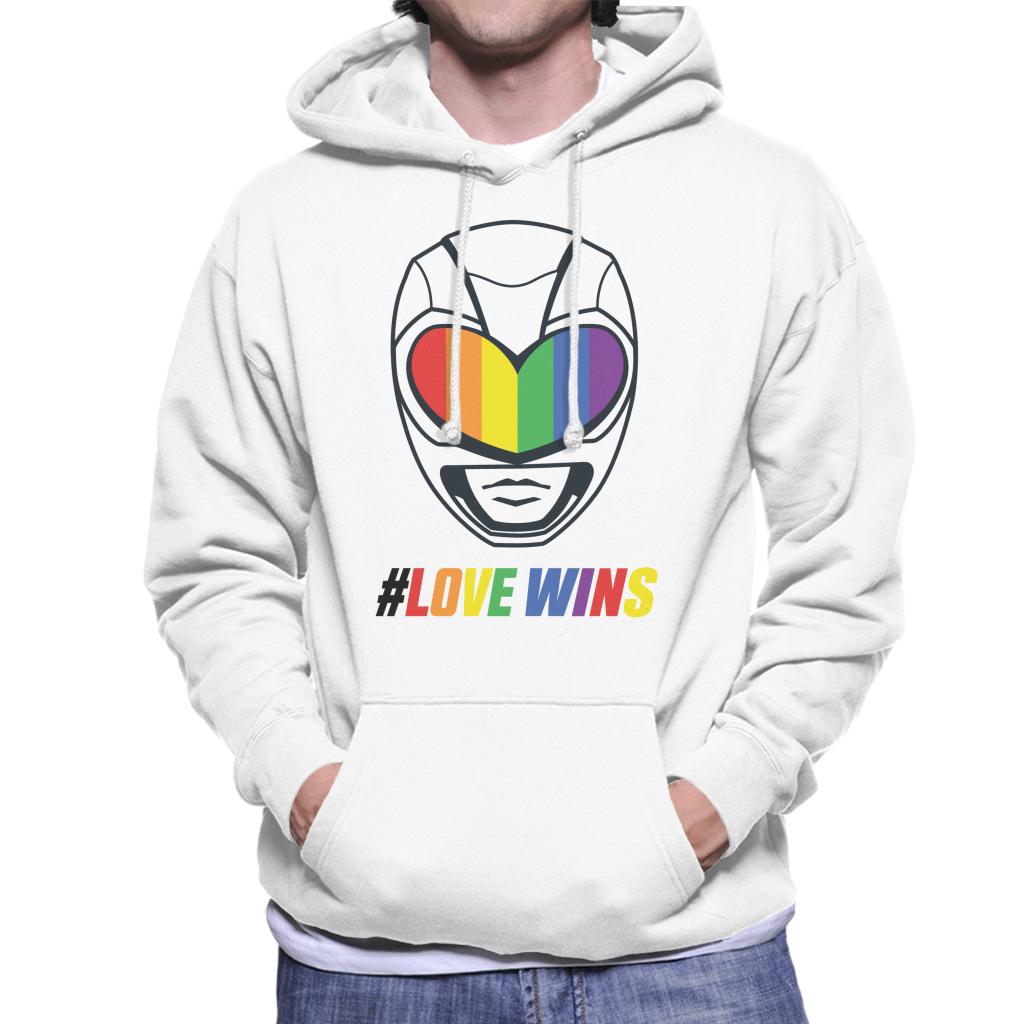 Power Rangers Love Wins Rainbow Visor Men's Hooded product image 4