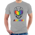 Power Rangers Love Wins Rainbow Visor Men's T-Shirt product image 1