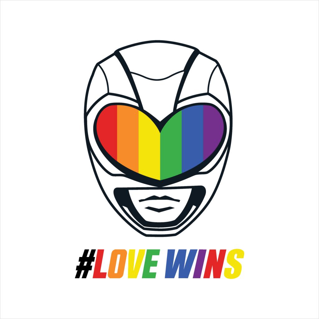 Power Rangers Love Wins Rainbow Visor Kid's Sweatshirt product image 5