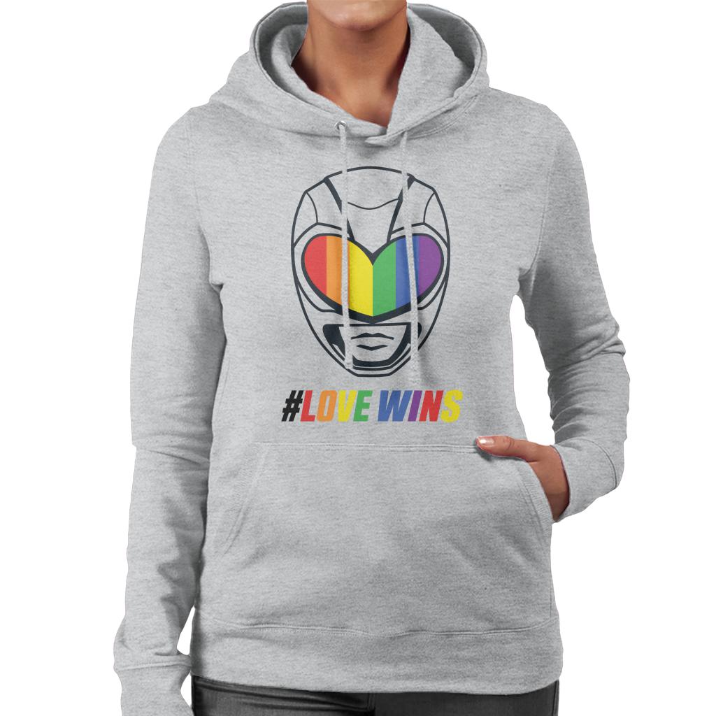 Power Rangers Love Wins Rainbow Visor Women's Hooded product image 1