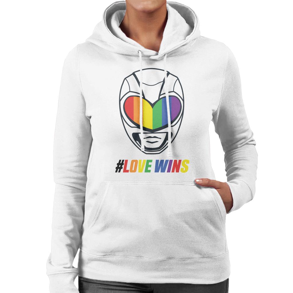 Power Rangers Love Wins Rainbow Visor Women's Hooded product image 4